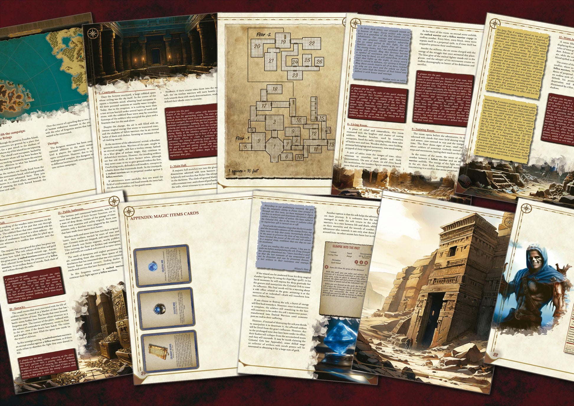 Fuerte Sepulcro - Aventura nivel 3 DnD 5e (2014 & 2024) - Imprimible Digital