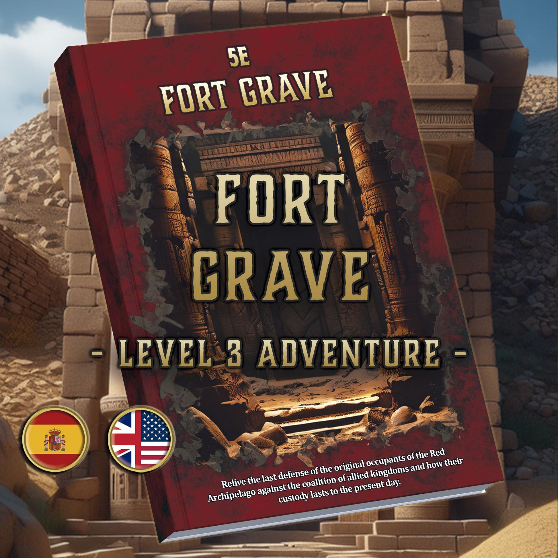 Fuerte Sepulcro - Aventura nivel 3 DnD 5e (2014 & 2024) - Imprimible Digital