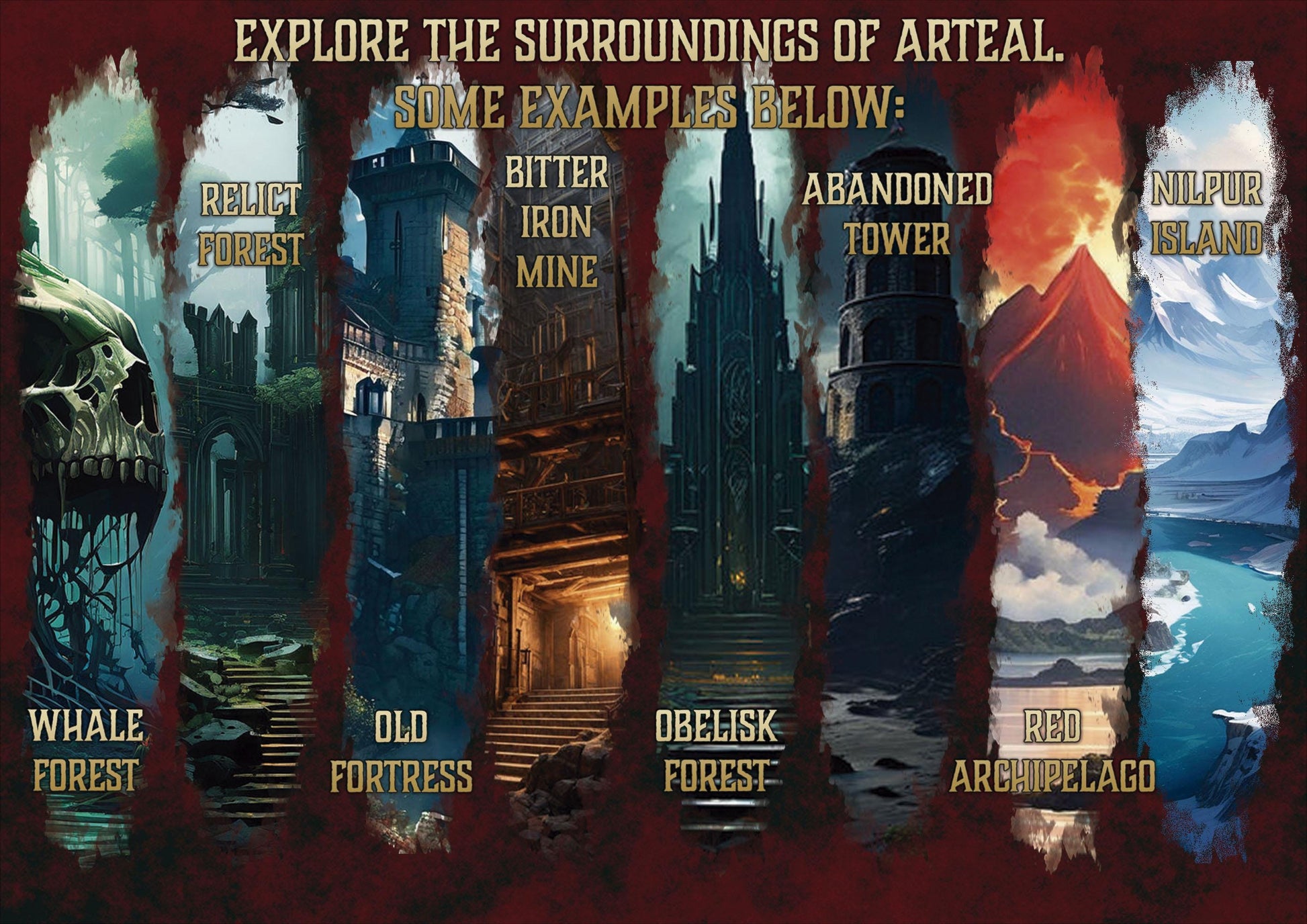La Guía del Aventurero en Arteal - Expansión de Campaña DnD 5E (2014 & 2024) - Imprimible Digital
