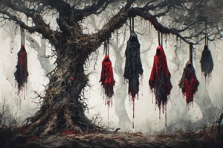 Magia en campaña política D&D 5E con elementos oscuros y misteriosos