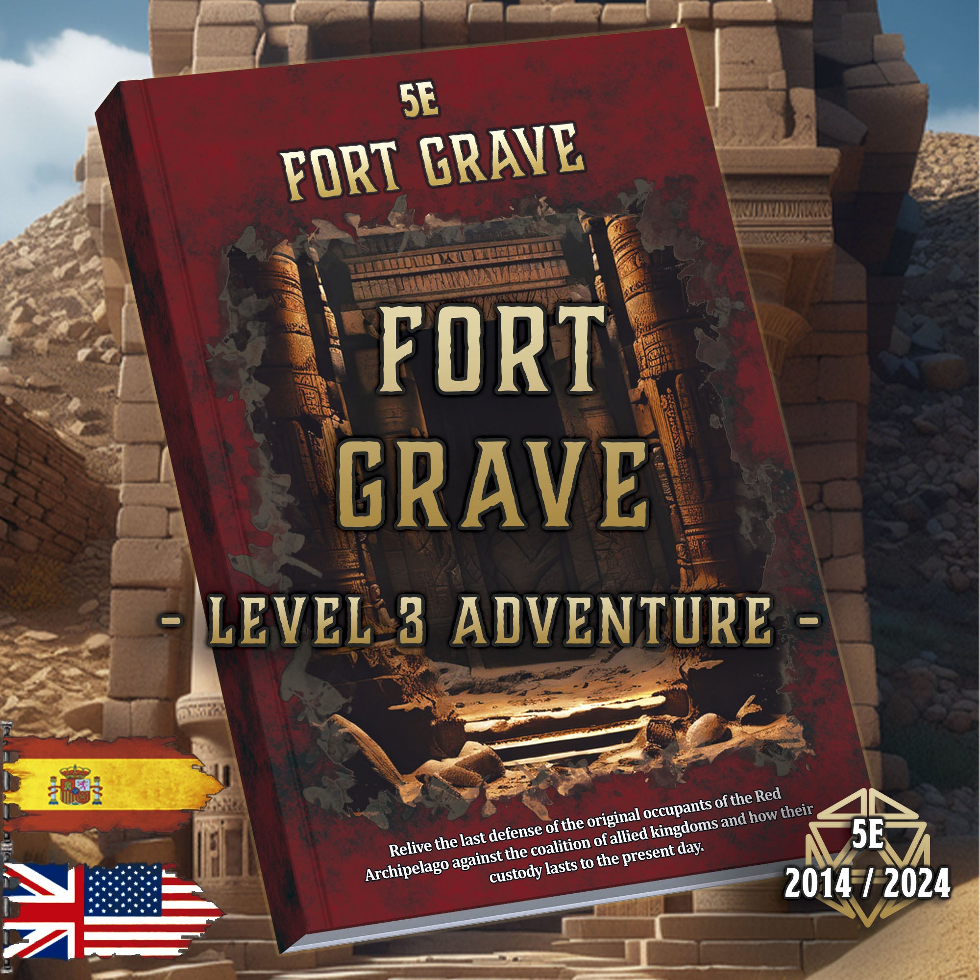 Fort Grave - Adventure Level 3 5E (2014 & 2024) - Digital Printable