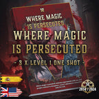 Pack de aventura D&D 5E 'Where Magic is Persecuted' para niveles 1, año 2024