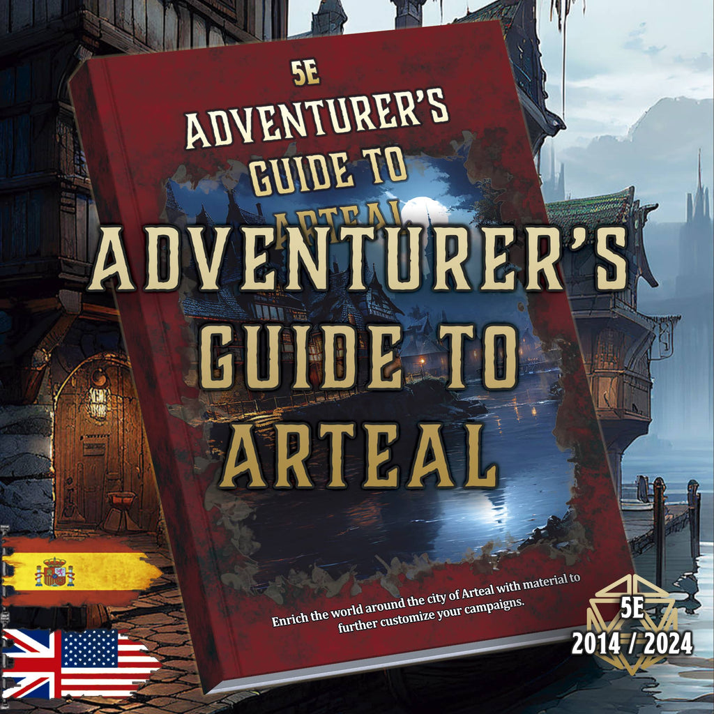 Adventurer's Guide to Arteal D&D 5E (2014 & 2024) | Digital Supplement