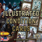 Cartas Ilustradas de Condiciones D&D 5E (2014 y 2024) | Descarga Digital