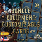 D&D 5E Bundle Equipment Customizable Cards (2014 & 2024) | Digital Download