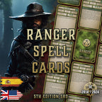 Cartas de Conjuros de Explorador D&D 5E (2014 y 2024) | Descarga Digital