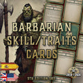 Cartas de Rasgos y Habilidades del Bárbaro D&D 5E (2014 y 2024) | Descarga Digital