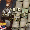 D&D 5E Monk Skill & Traits Cards (2014 & 2024) | Digital Download