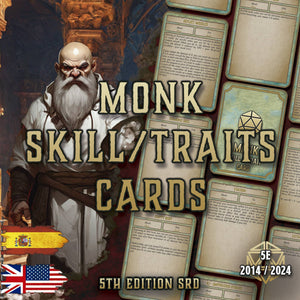 Monk Skill Cards