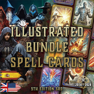 Illustrated Bundle Spell Cards