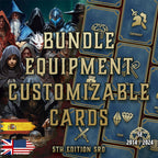 D&D 5E Bundle Equipment Customizable Cards (2014 & 2024) | Digital Download