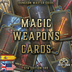 Cartas de Armas Mágicas D&D 5E (2014 y 2024) | Descarga Digital