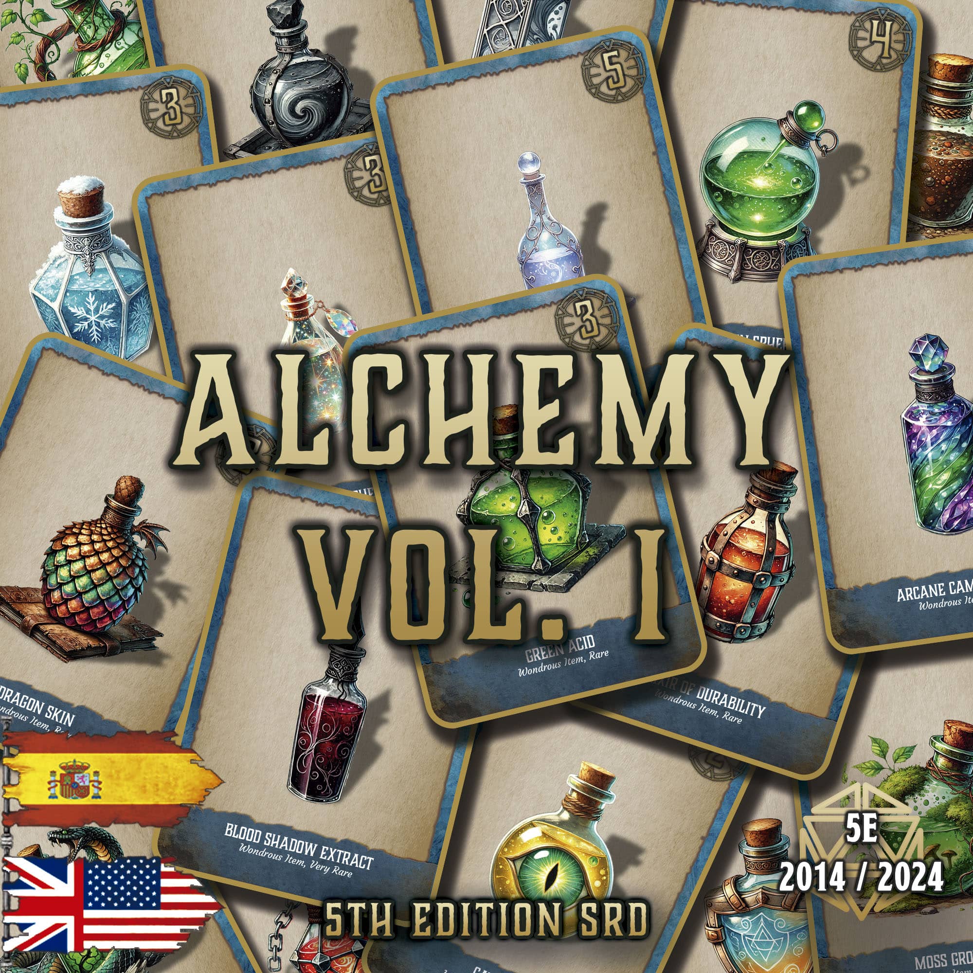 Alquimia Vol. 1 D&D 5E (2014 y 2024) | Suplemento Digital