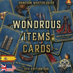 D&D 5E Wondrous Items Cards (2014 & 2024) | Digital Download