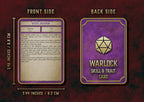 Cartas de Rasgos y Habilidades del Brujo D&D 5E (2014 y 2024) | Descarga Digital