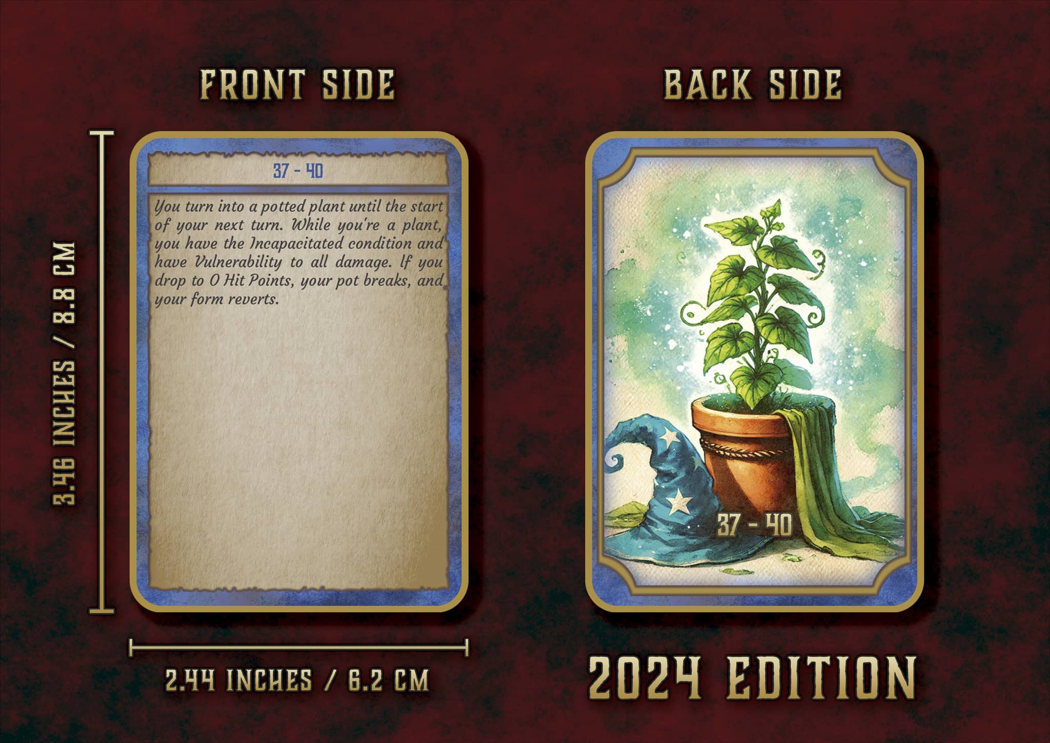 potted plant 5e D&D 5E Wild Magic Cards (2014 & 2024) – Cibola Designs