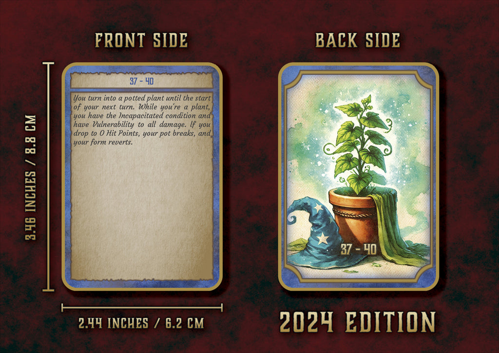 Cartas de Magia Salvaje D&D 5E (2014 y 2024) | Descarga Digital