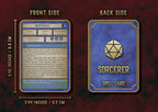Cartas de Conjuros de Hechicero D&D 5E (2014 y 2024) | Descarga Digital