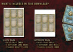 D&D 5E Cleric Skill & Traits Cards (2014 & 2024) | Digital Download