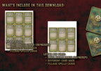 Cartas de Conjuros de Druida D&D 5E (2014 y 2024) | Descarga Digital