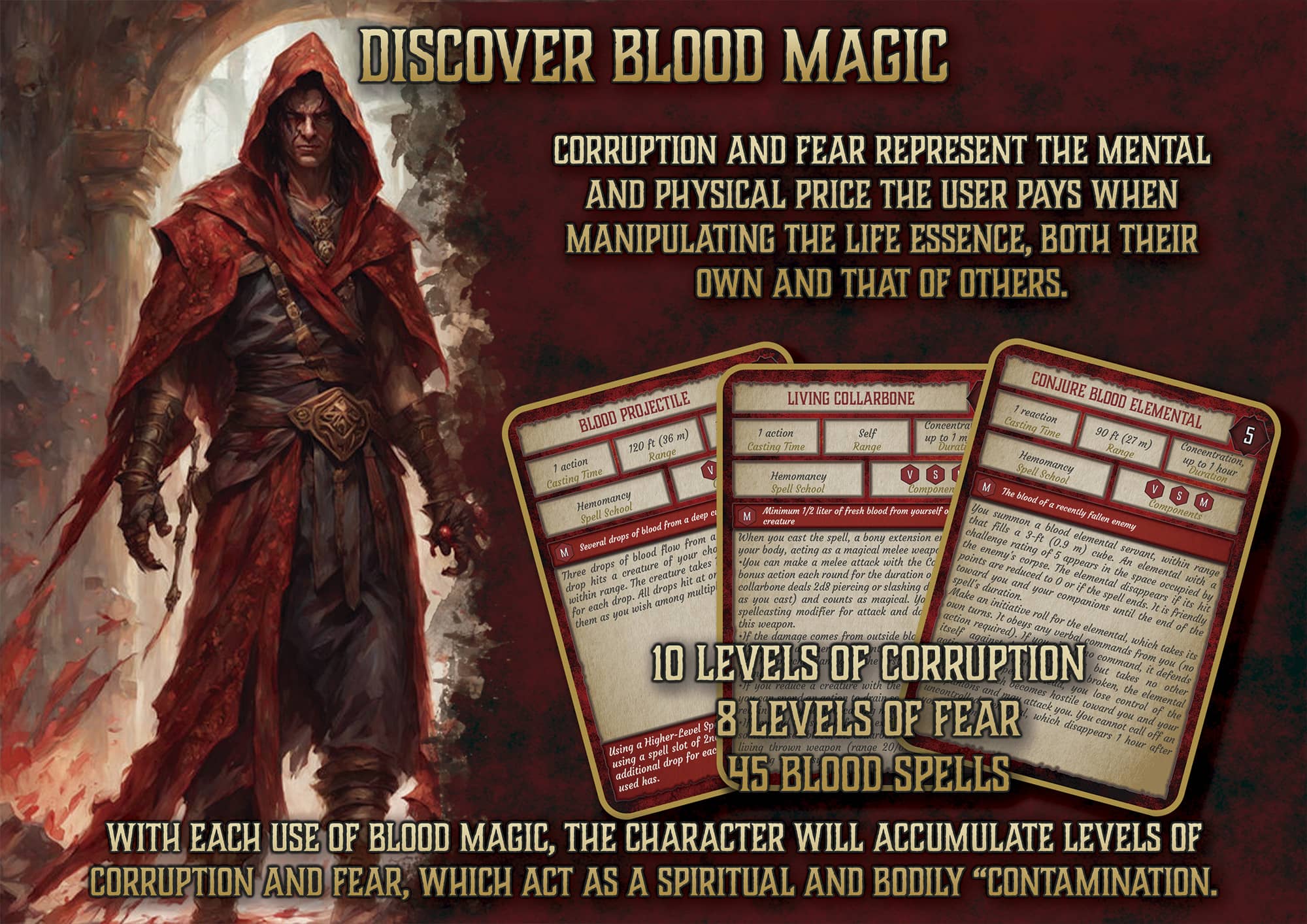 Magia de Sangre Vol. 1 D&D 5E (2014 y 2024) | Suplemento Digital