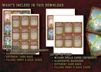Cartas Ilustradas de Conjuros de Mago D&D 5E (2014 y 2024) | Descarga Digital