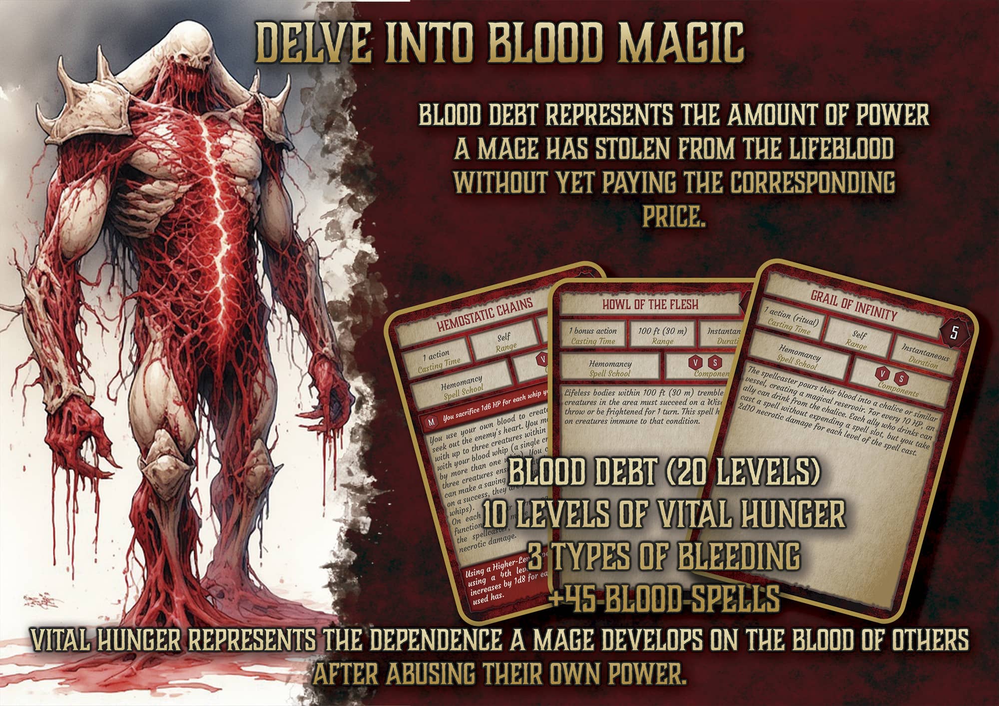 Magia de Sangre Vol. 2 D&D 5E (2014 y 2024) | Suplemento Digital