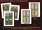 Producto digital Formas Salvajes para D&D 5E con bestias de las SRD en A4 y tamaño carta