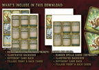 Cartas Ilustradas de Conjuros de Explorador D&D 5E (2014 y 2024) | Descarga Digital