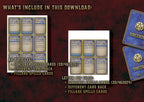 Cartas de Conjuros de Hechicero D&D 5E (2014 y 2024) | Descarga Digital