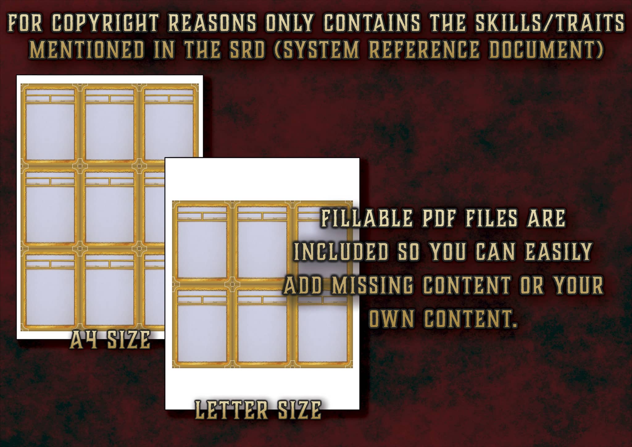 D&D 5E Paladin Skill & Traits Cards (2014 & 2024) | Digital Download
