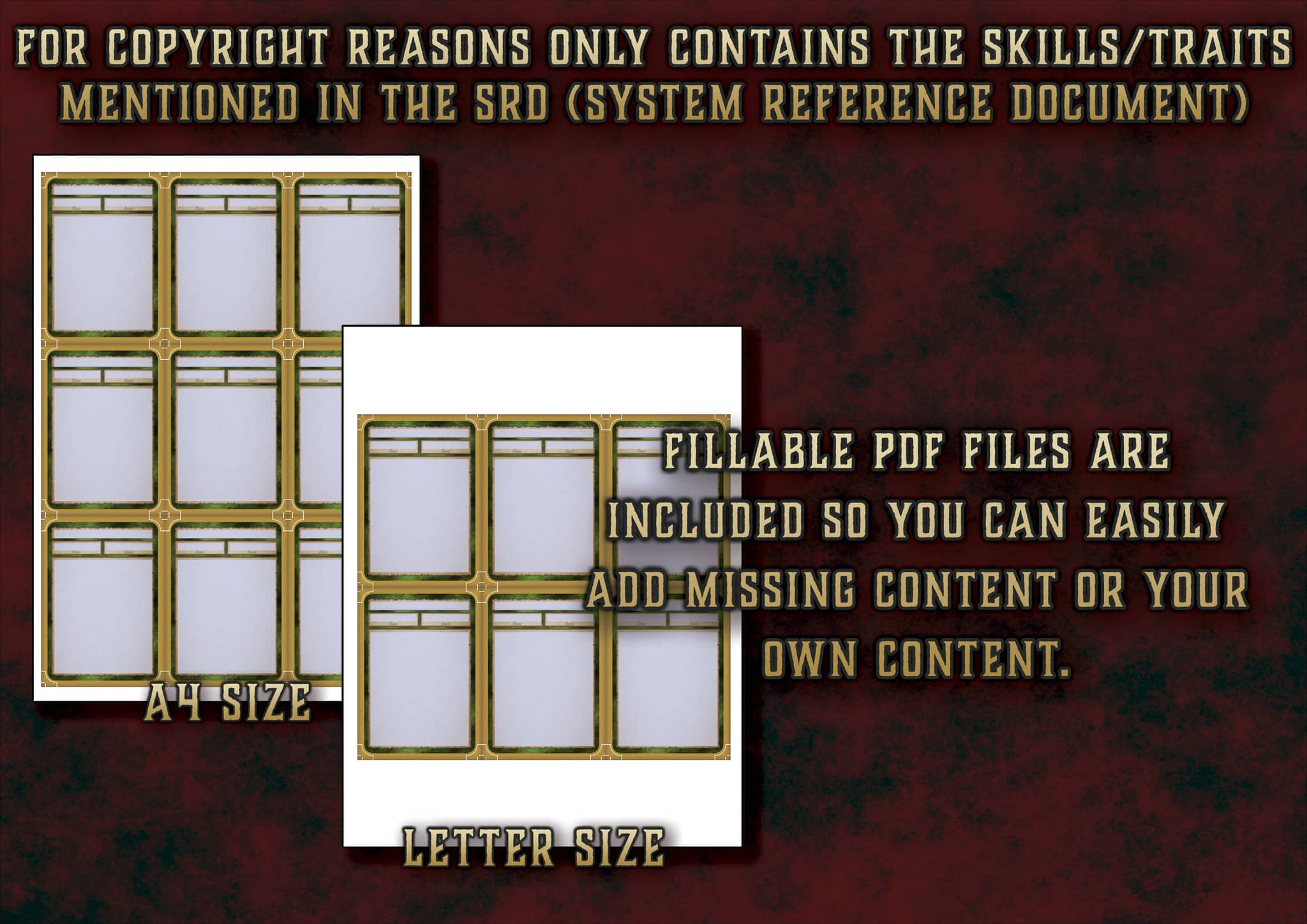 D&D 5E Ranger Skill & Traits Cards (2014 & 2024) | Digital Download