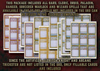 Pack de Cartas Ilustradas de Conjuros D&D 5E (2014 y 2024) | Descarga Digital