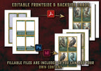 Producto digital Formas Salvajes para D&D 5E con cartas editables, incluye archivos llenables