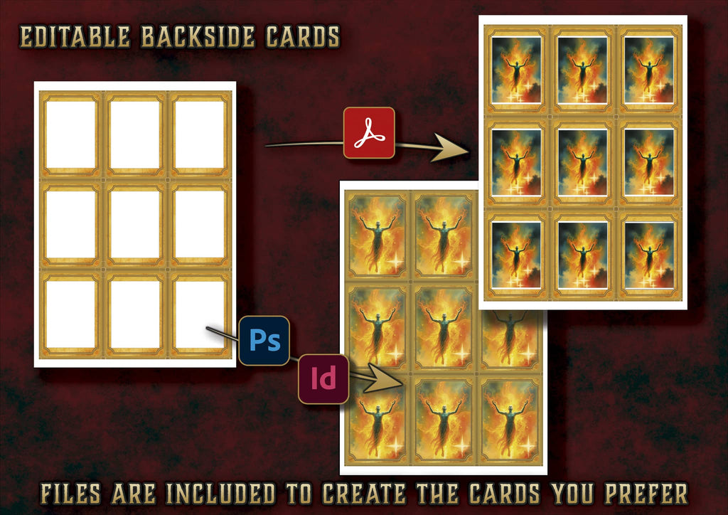 Cartas Ilustradas de Conjuros de Paladín D&D 5E (2014 y 2024) | Descarga Digital