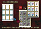 Cartas Ilustradas Conjuros Clerigo D&D 5E con respaldos editables en archivos incluidos