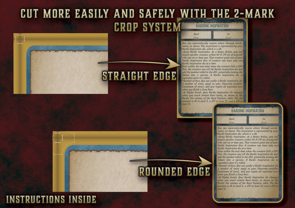 Cartas de Rasgos y Habilidades del Bardo D&D 5E (2014 y 2024) | Descarga Digital