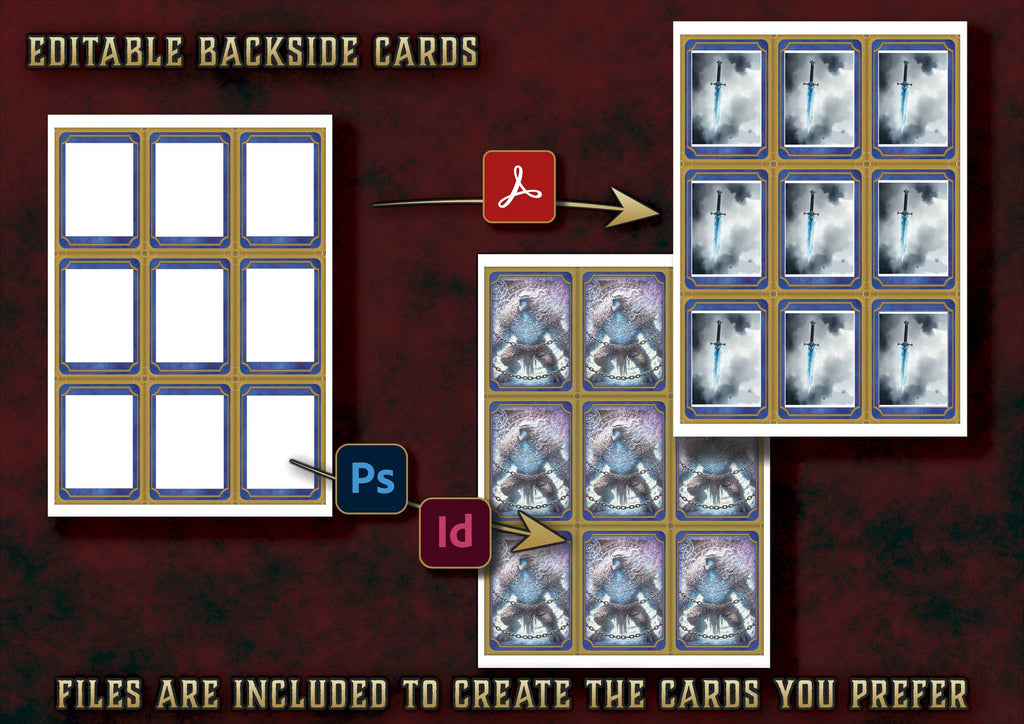 D&D 5E Sorcerer Illustrated Spell Cards (2014 & 2024) | Digital Download