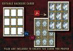 Cartas Ilustradas de Conjuros de Bardo D&D 5E (2014 y 2024) | Descarga Digital