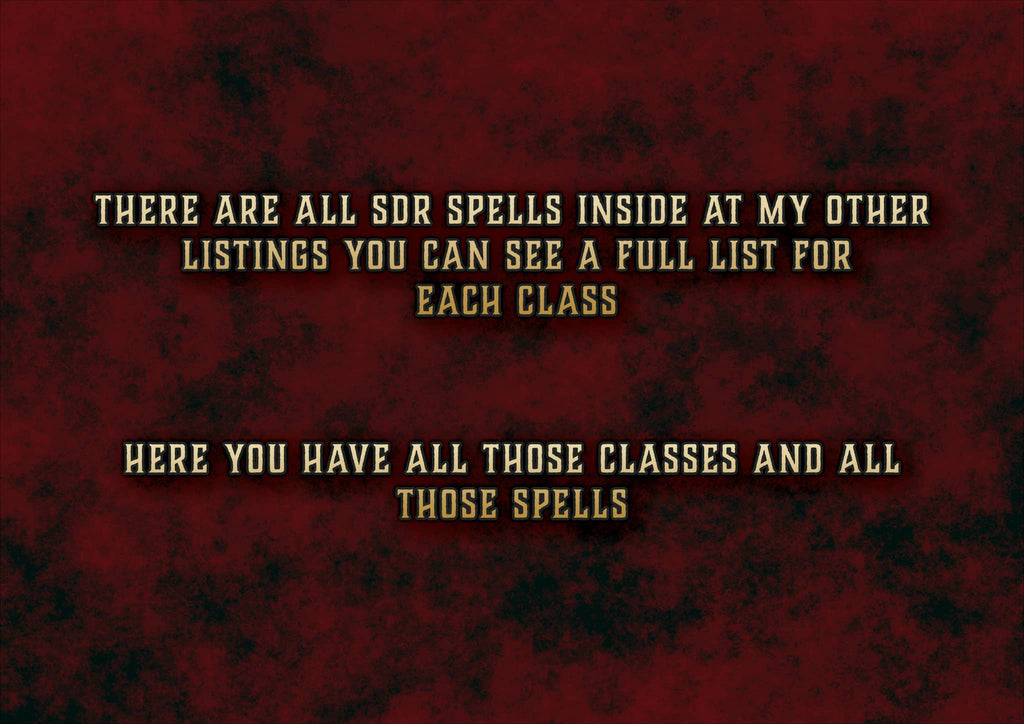 D&D 5E Spell Cards Bundle (2014 & 2024) | Digital Download