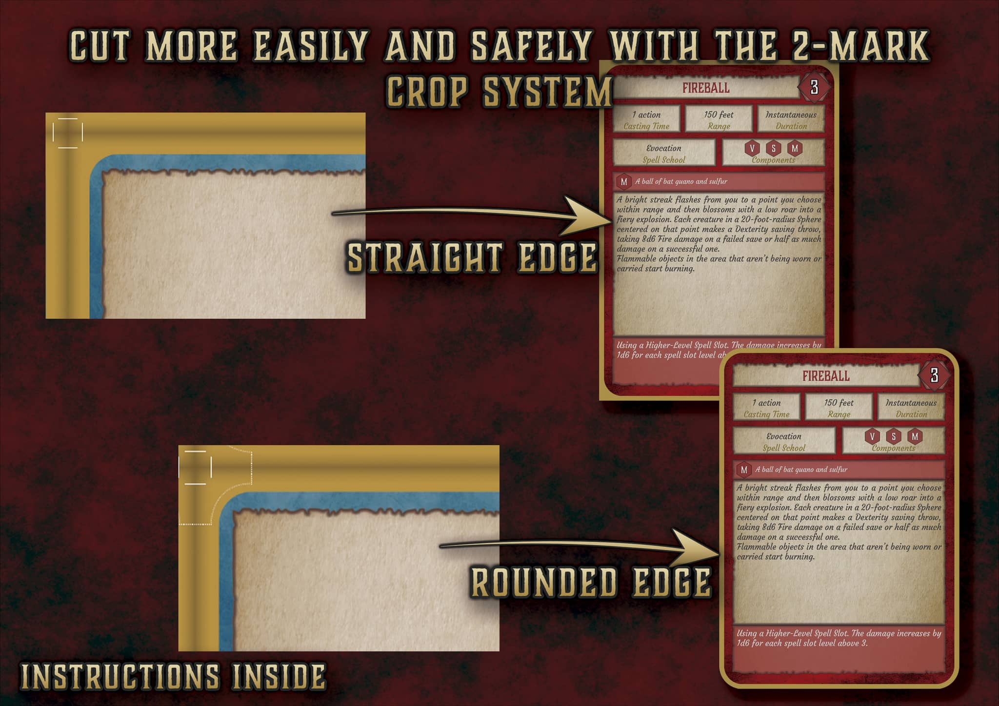 Cartas de Conjuros de Mago D&D 5E (2014 y 2024) | Descarga Digital