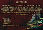 Producto digital de alquimia D&D 5E con herbología para identificar y cultivar plantas