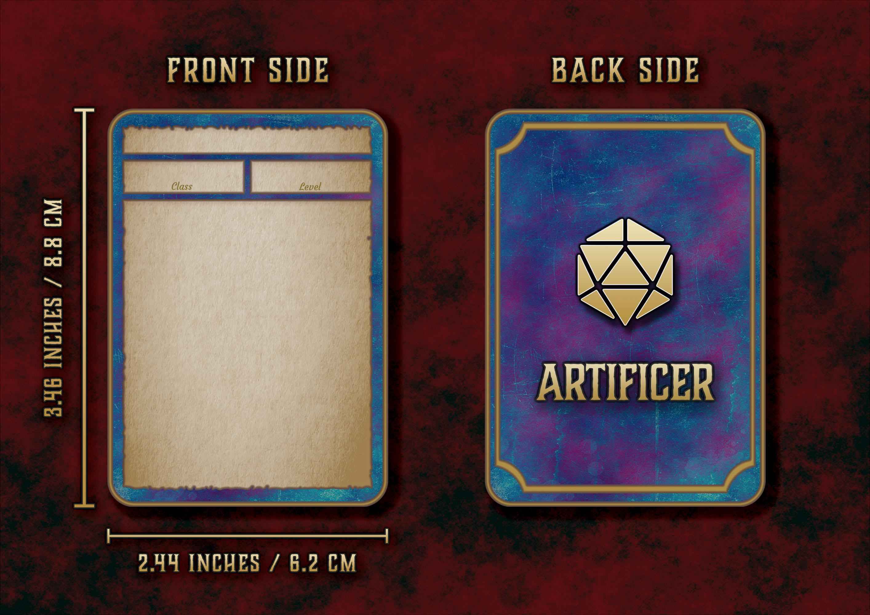 Cartas De Rasgos Y Habilidades DnD 5E Artifice 2014 Y 2024 Imprimible Digital