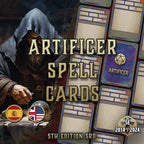 Cartas De Conjuros DnD 5E Artifice 2014 Y 2024 Imprimible Digital
