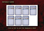 Cartas De Conjuros DnD 5E Hechicero 2014 Y 2024 Imprimible Digital
