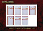 Cartas De Conjuros DnD 5E Mago 2014 Y 2024 Imprimible Digital