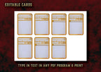 Cartas De Conjuros DnD 5E Paladin 2014 Y 2024 Imprimible Digital