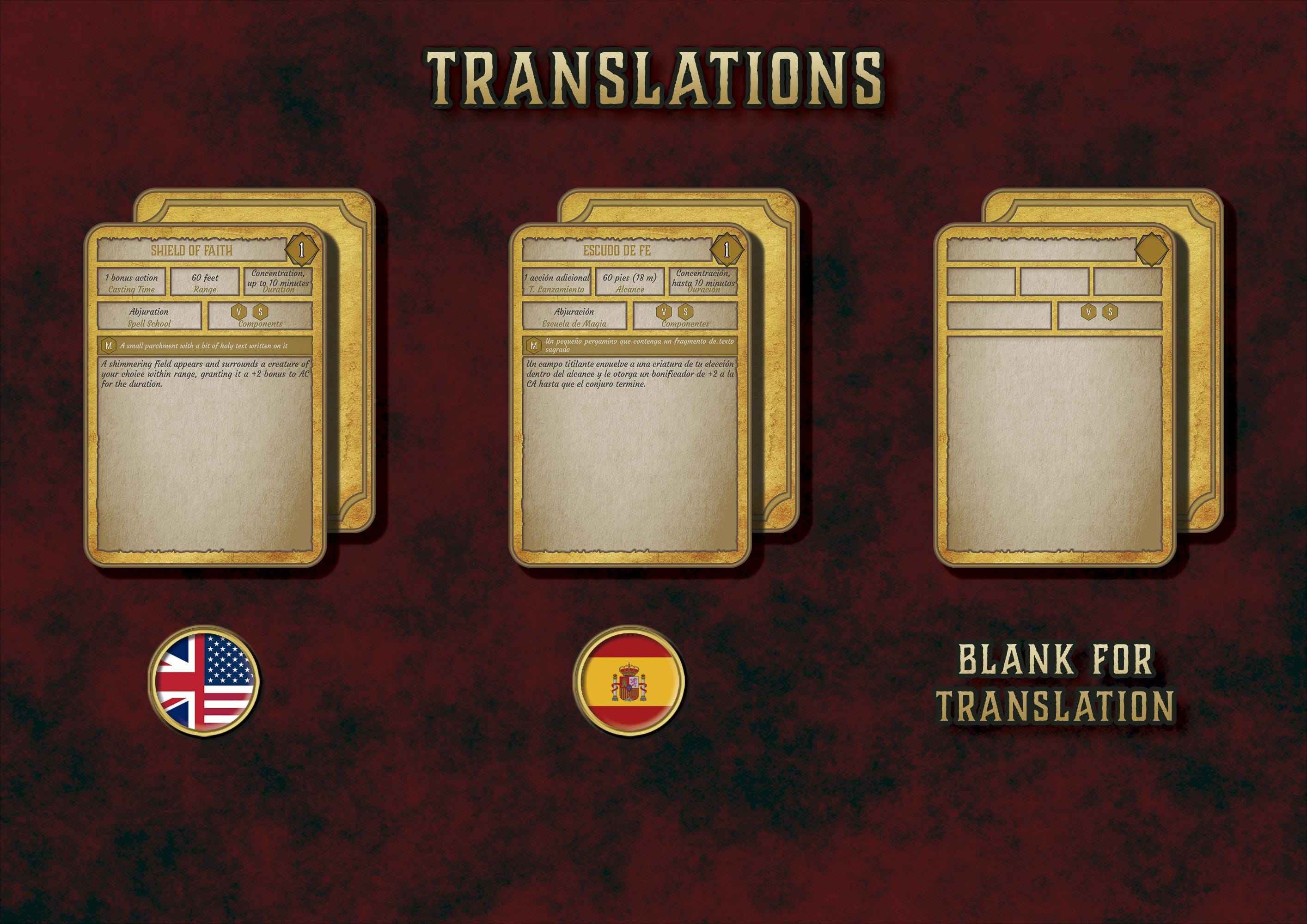Cartas De Conjuros DnD 5E Paladin 2014 Y 2024 Imprimible Digital