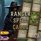 Producto digital Cartas Conjuros Explorador D&D 5E 2014/2024