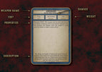 Cartas De Armas DnD 5E 2014 Y 2024 Imprimible Digital